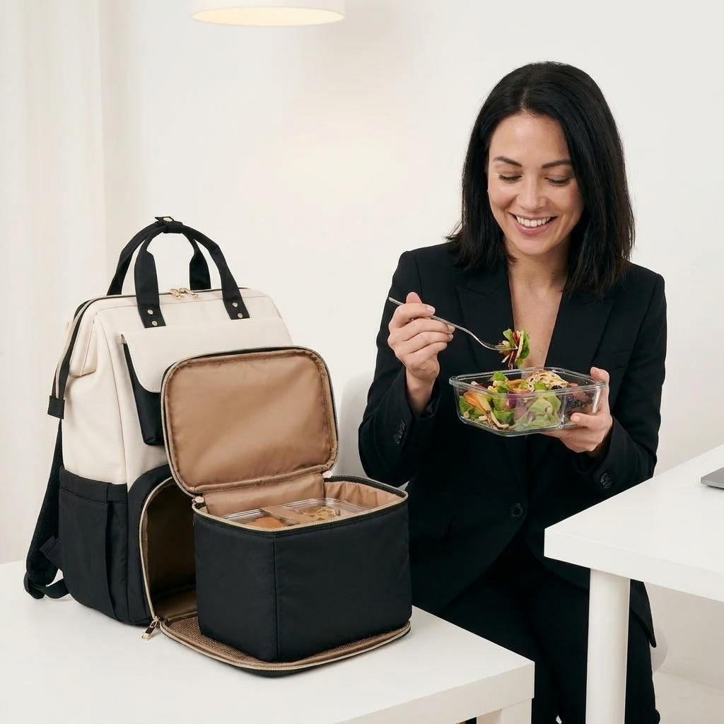 Packuum 3-in-1 backpack styled for work
