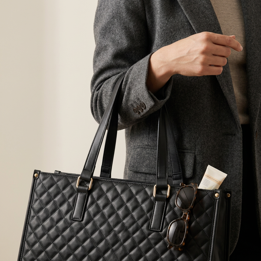 One tote replaced three bags