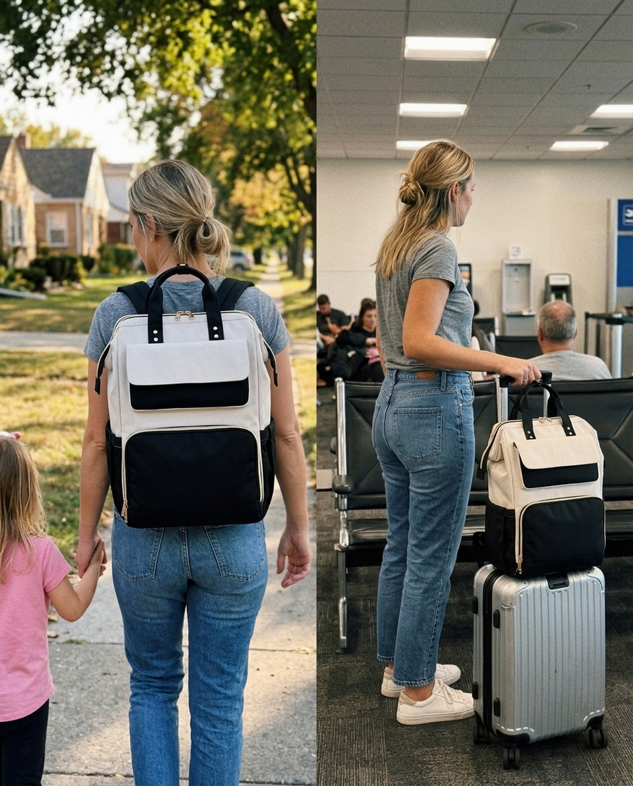 3. One Bag for the School Run, the Office and the Airport