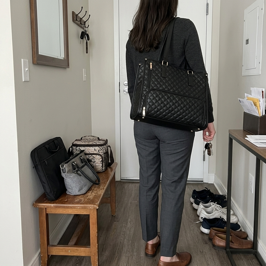 3. Three Work Bags Became One